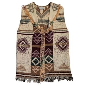 Vintage Sugar Street Weavers Veat Southwestern Aztec Women's One Size Bohemian